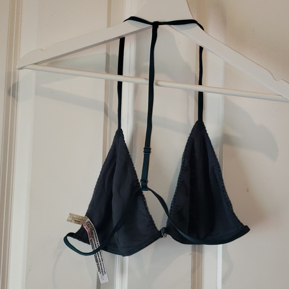 FREE PEOPLE Roll With It Bra Mesh Bralette sz L - Picture 6 of 10